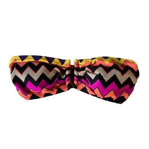 Xhilaration Small strapless bandeau swim top